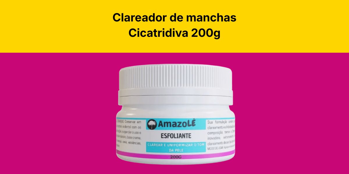 Clareador de manchas cicatridiva 200g